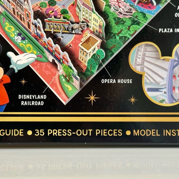 Build Your Own Disneyland Park 3D Model ~ Press Out Pieces Activity Book - Picture 7 of 11
